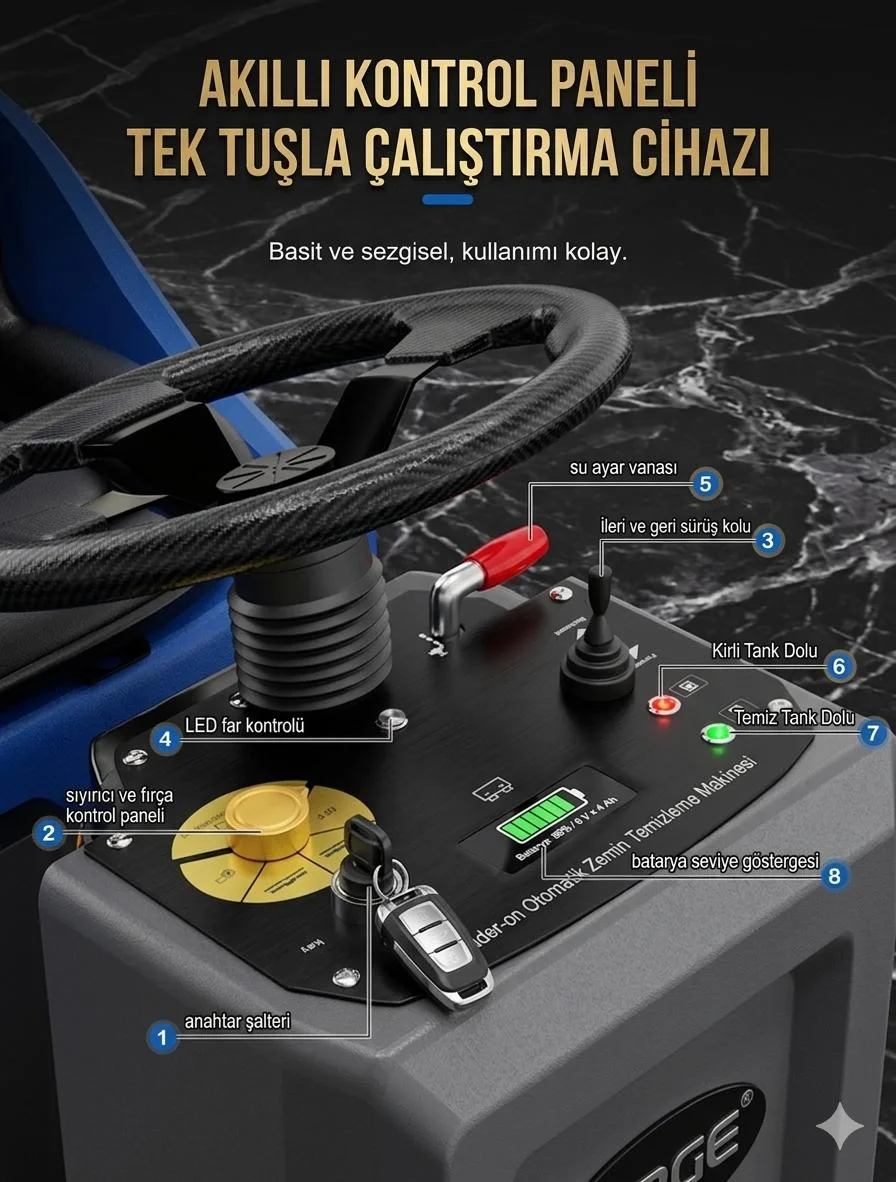 Ecoline B140 akıllı kontrol paneli