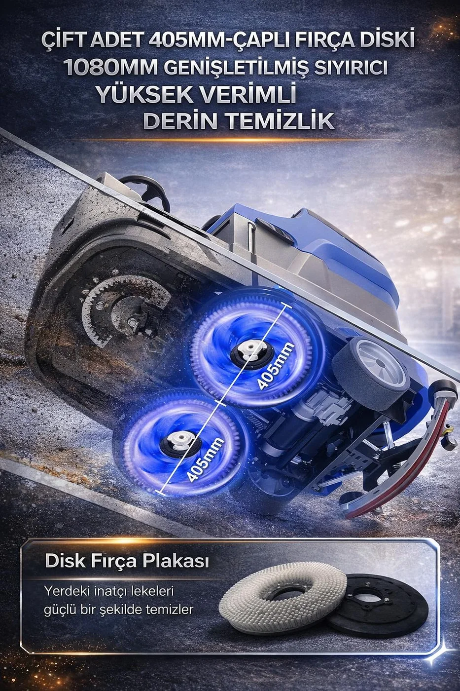 Ecoline B140 derin temizlik fırçaları