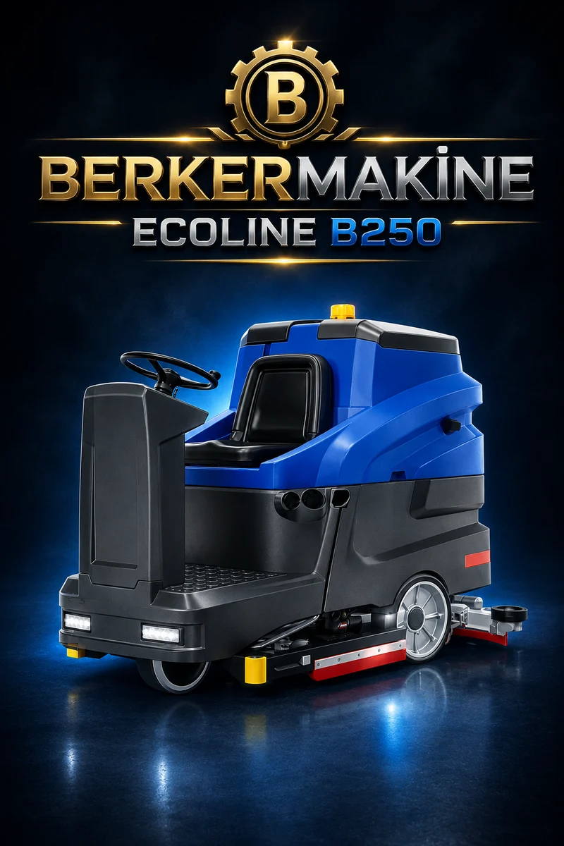 Berker Ecoline B250 binicili zemin temizleme makinesi