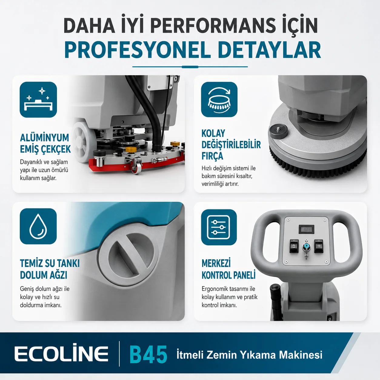 Ecoline B45 profesyonel ürün ayrıntıları