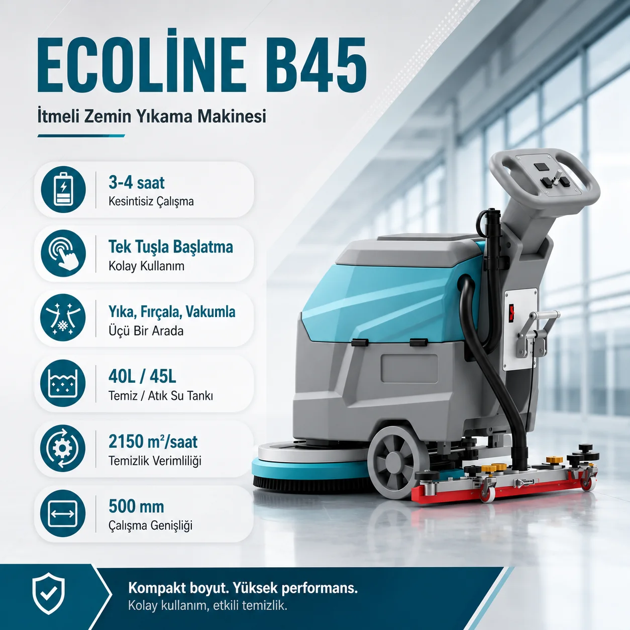 Ecoline B45 kullanım ve performans özellikleri
