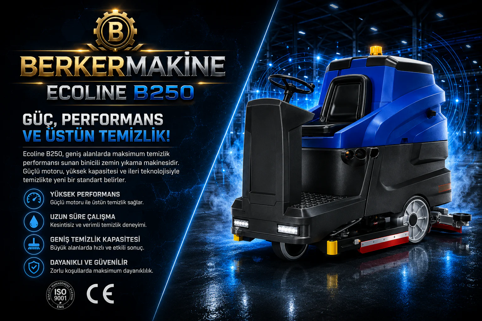 Günlük Zemin Yıkama Makinesi Kontrol Listesi - Ecoline B250
